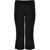 YOEK - Cropped Flared Broek - Zwart - Cargobroeken