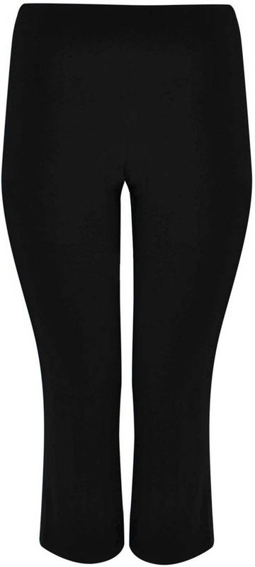YOEK - Cropped Flared Broek - Zwart - Cargobroeken