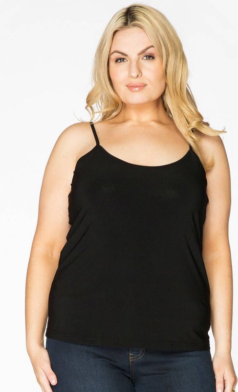 Yoek - Spaghettitop - Zwart