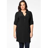 YOEK Travelstof tuniek zwart