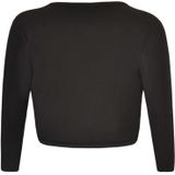 Yoek - DOLCE - Bolero - Zwart - Travelstof