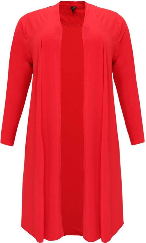 YOEK Dames Vest met lange mouwen