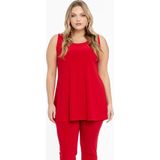 Yoek Singlet van Travelstof DOLCE Rood