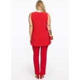 Yoek Singlet van Travelstof DOLCE Rood