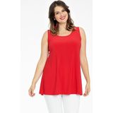 Yoek Singlet van Travelstof DOLCE Rood