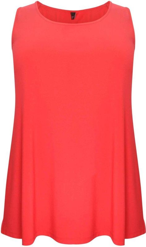 Yoek Singlet van Travelstof DOLCE Rood