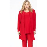 Yoek Blazer van Travelstof DOLCE Rood