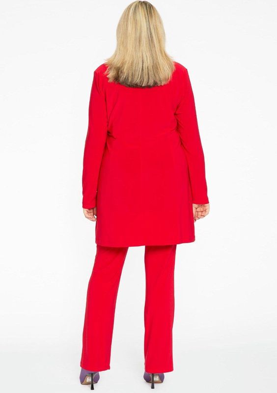 Yoek Blazer van Travelstof DOLCE Rood