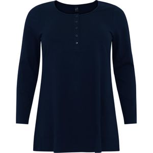COTTON - Tuniek Flare met Knopen - Kleur