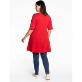 Tuniek - Effen - Katoen - Wijde Pasvorm - Lange Pasvorm - Halve Mouw