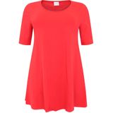 Tuniek - Effen - Katoen - Wijde Pasvorm - Lange Pasvorm - Halve Mouw