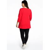 Shirt - COTTON - Jersey - Effen - Driekwart Mouw - Losse Pasvorm
