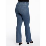 Jeggings - Bootleg - Denim - Hoge Taille - Met Riemlusjes en Zakken