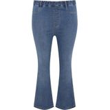 Jeggings - Bootleg - Denim - Hoge Taille - Met Riemlusjes en Zakken