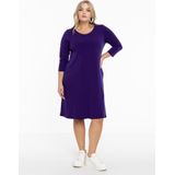 YOEK - A-lijn Jurk - 3/4 Mouwen