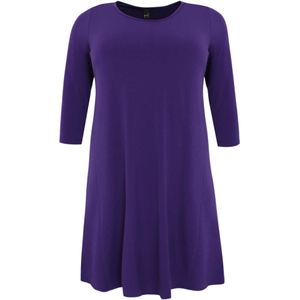 YOEK - A-lijn Jurk - 3/4 Mouwen