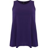 Haltertop - Effen - Normale Pasvorm - Mouwloos - Lange Pasvorm