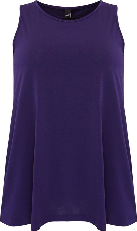 Haltertop - Effen - Normale Pasvorm - Mouwloos - Lange Pasvorm