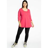 Tunik - Katoen - Flare Fit - Driekwart Mouwen