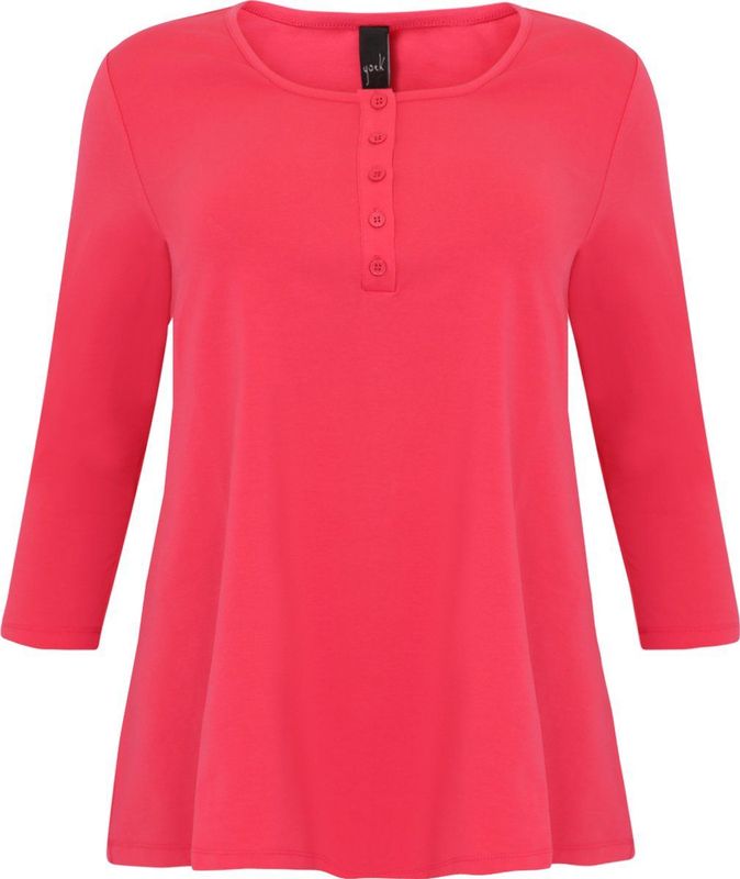 Tunik - Katoen - Flare Fit - Driekwart Mouwen