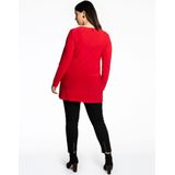 Tuniek - Katoen - Wide Bottom - Lange Mouwen - Ronde Hals