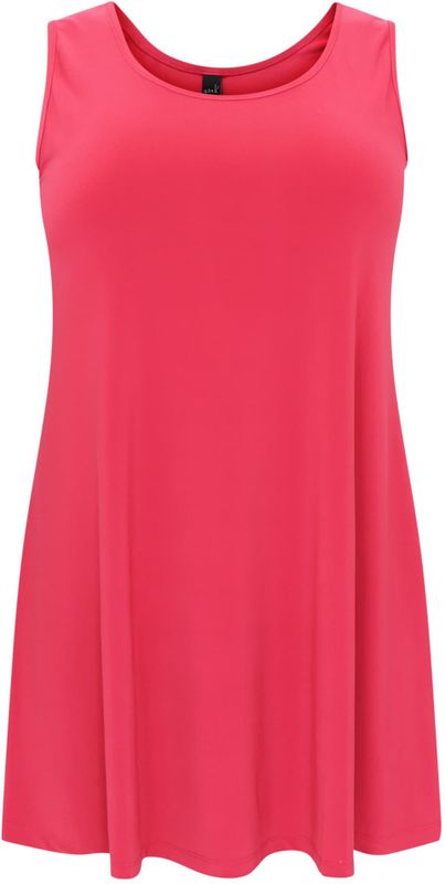 YOEK - Top - Pink - Mouwloos - Lange Pasvorm