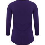 YOEK - Shirt - Navy - Lange Mouw - Ronde Hals - Losse Pasvorm