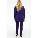 YOEK - Shirt - Navy - Lange Mouw - Ronde Hals - Losse Pasvorm