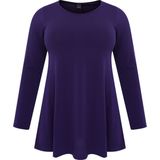 YOEK - Shirt - Navy - Lange Mouw - Ronde Hals - Losse Pasvorm