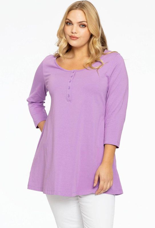 Yoek - ORGANIC COTTON - Tuniek - Lichtpaars