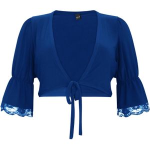 Bolero - DOLCE - Cardigan - Met Pofmouwen - Kanten Bies
