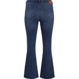 YOEK - High Waist Bootcut Jeans - Dark Denim