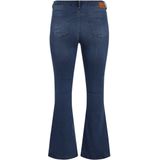 YOEK - High Waist Bootcut Jeans - Dark Denim
