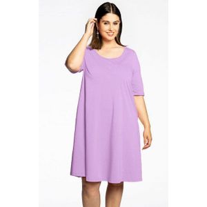 Jurk - A-lijn - COTTON - Zacht Katoen - Korte Mouwen