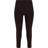 Yoek Cropped Slim Fit Tregging DOLCE van Travelstof Bruin
