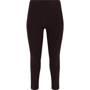 Yoek Cropped Slim Fit Tregging DOLCE van Travelstof Bruin