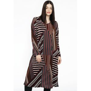 Jurk plissé STRIPES