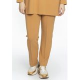 Yoek Straight Fit Broek Camel