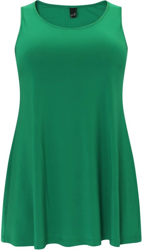 Yoek - DOLCE - Top - Groen - Mouwloos - Katoen