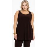 YOEK - Travelstof - Singlet - Bruin