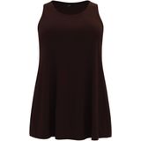 YOEK - Travelstof - Singlet - Bruin