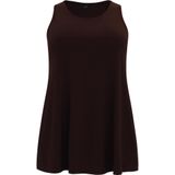 YOEK - Travelstof - Singlet - Bruin