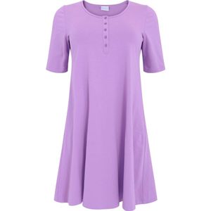 Yoek A-lijn Jurk met Biologisch Katoen Lila