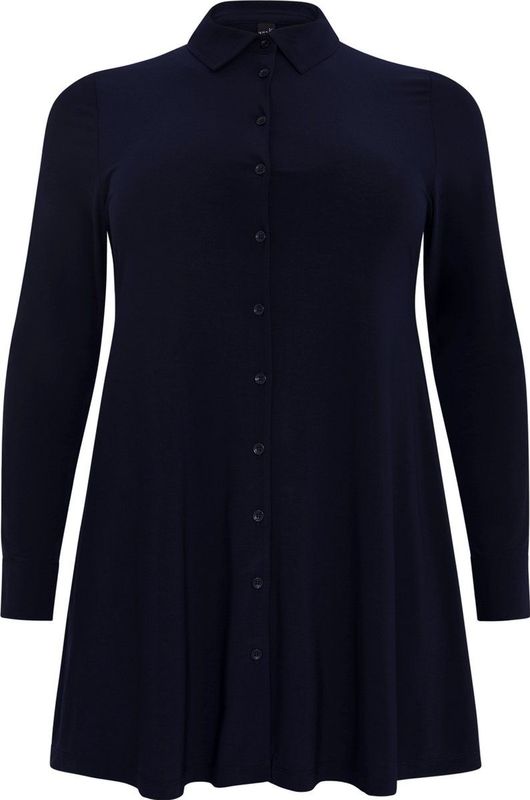 YOEK - Blouse - Fel van Kleur - Met Kraag