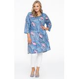Tuniek - Blauw - Paisley - Katoenen Jurk