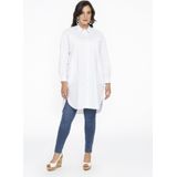 Blousejurk - POPLIN STRETCH - Lange Blouse - Elastisch Katoen