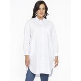 Blousejurk - POPLIN STRETCH - Lange Blouse - Elastisch Katoen