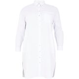Blousejurk - POPLIN STRETCH - Lange Blouse - Elastisch Katoen