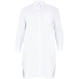 Blousejurk - POPLIN STRETCH - Lange Blouse - Elastisch Katoen