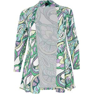 Cardigan - BARI - Lila - Lange Mouwen - Open Voorzijde